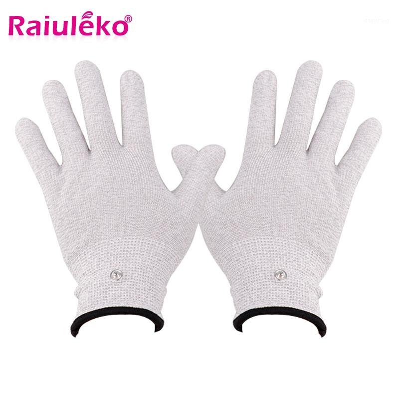 

Massage Relaxation Conductive Electrotherapy Electrode Glove Use with Tens Machine for Physical Therapy Pain Relief Massager1