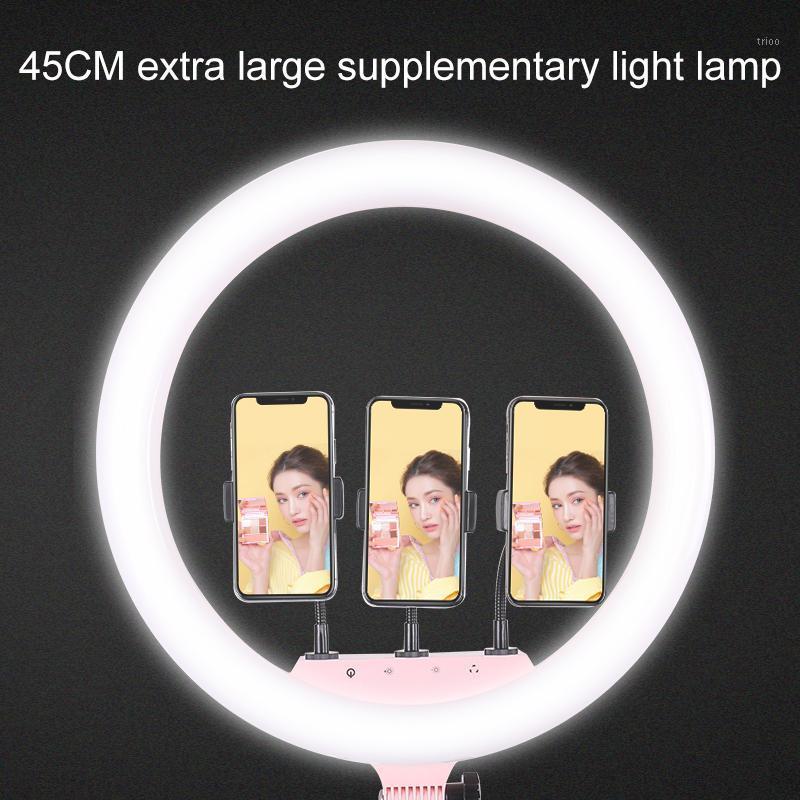

45cm Big Selfie Ring Light with 3 Phone Holder Only Ring light without bag tirpod1