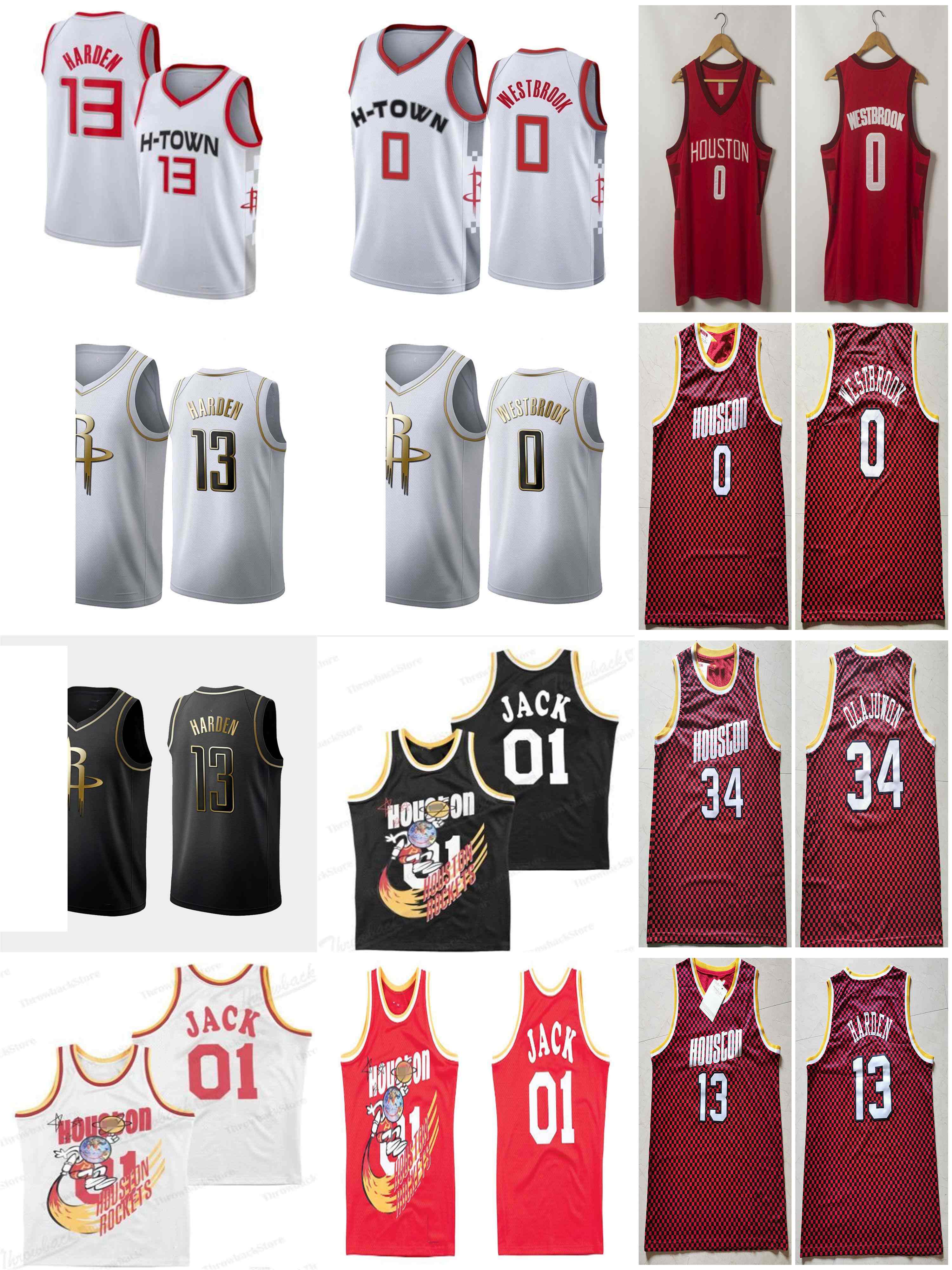 

NCAA James13 Harden Jersey Mens Russell0 Westbrook Hakeem34 Olajuwon Chris3 Paul Carmelo7 Anthony Vintage College Basketball Jerseys Stitche, #34