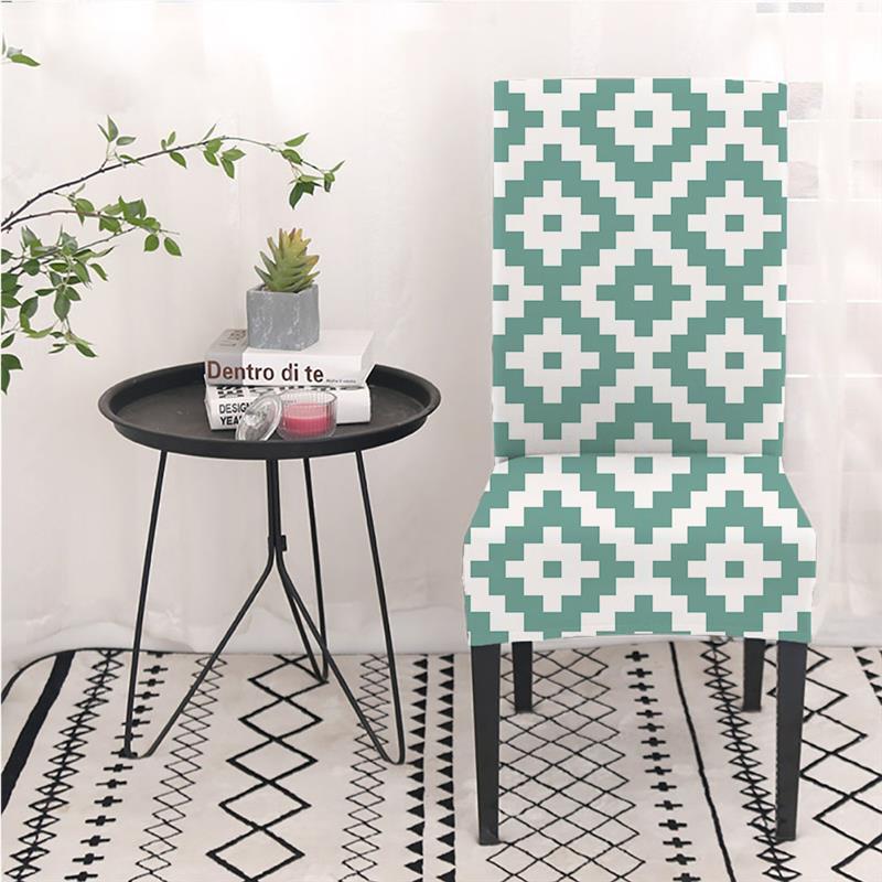 

Dining Chair Cover Spandex Elastic Chair Slipcover Banquet Plain Colours Seat Protector Cover For Kitchen Home Hotel