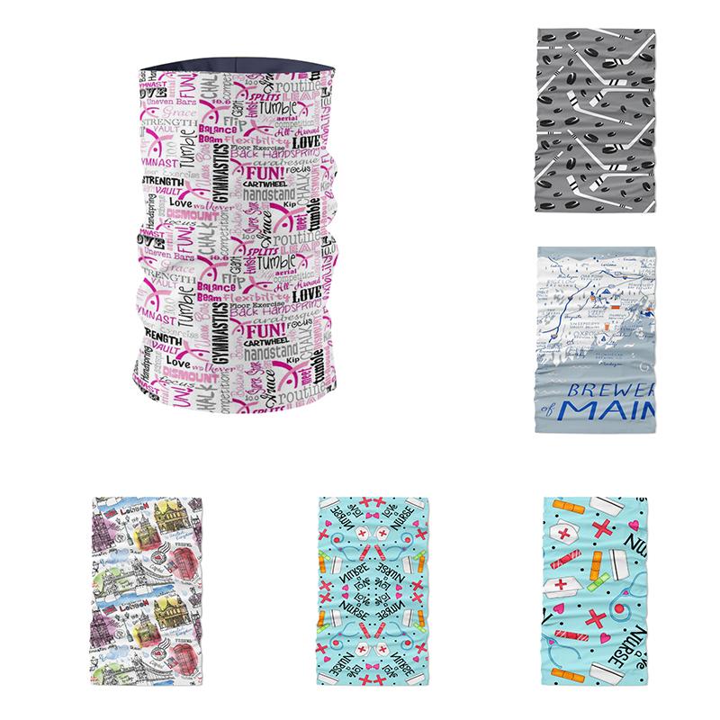 

Retro Outdoor Bandana Men Women Funny Printing Climbing Hiking Cycling Fishing Windproof Headband Halloween Magic Bandana