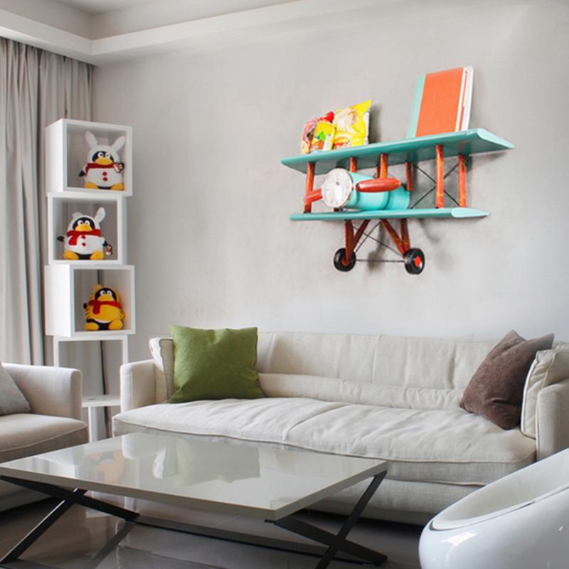 

Large 3d Aircraft Wall Clock Metal Silent Nordic Home Decor Clock Guess Women Vintage Design Creative Klok Pow WZH391