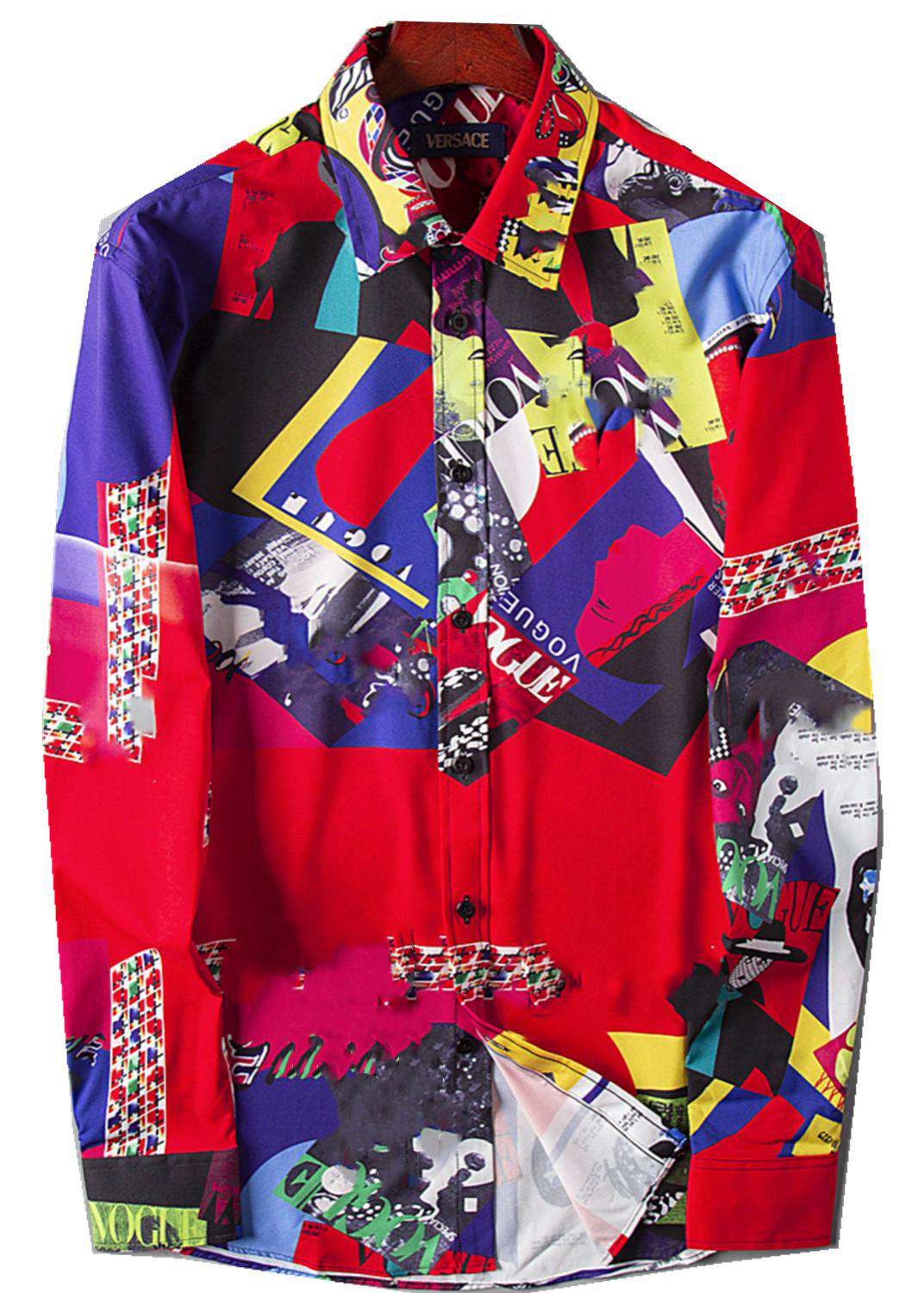 Men's Casual Shirts Dress Apparel Designer Casuals Slim Fashion Fit Long Sleeve Business Shirt Male Dot Print Autumn Formal Cotton Shirts Me-image-747615053