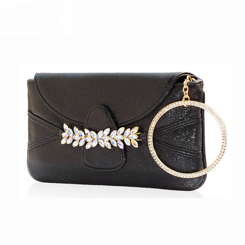 

at Black Party Night Ladies Purse Fashion Girls Clutch Strass Luxury Leather Bag Vintage Femme Sac Women's Handbags Ae50eb 3edx, Gold