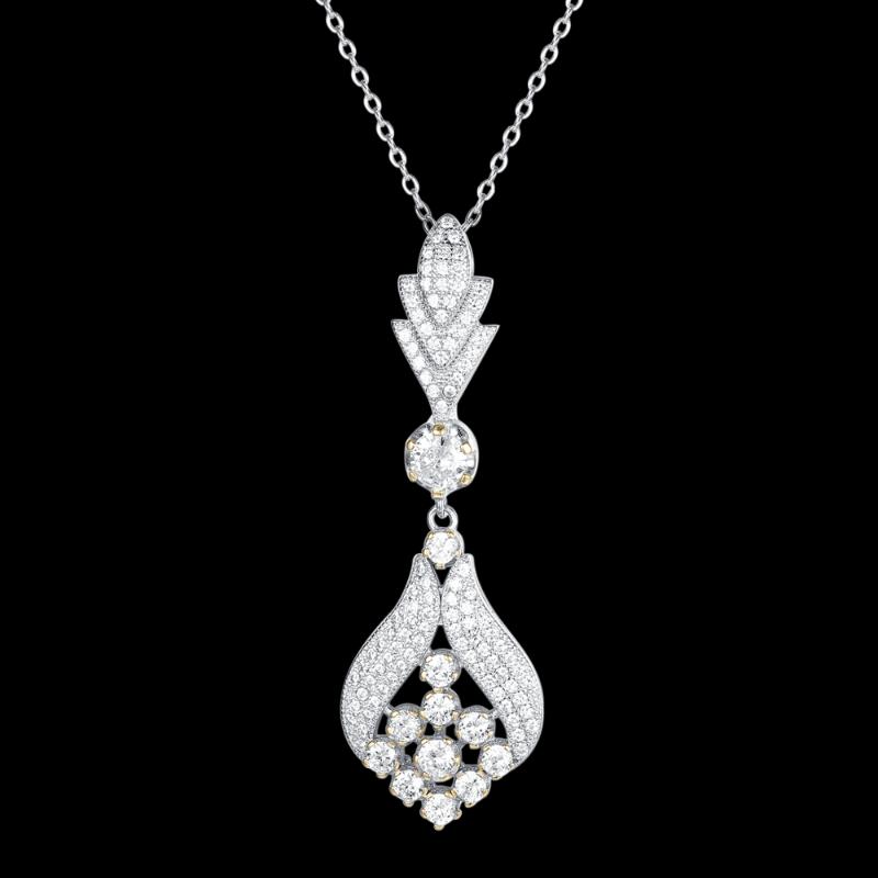 

Fahmi 2020 New Popular 100% 925 Sterling Silver Necklace2-19 High Quality Original Jewellery For Women Party Wedding Gift