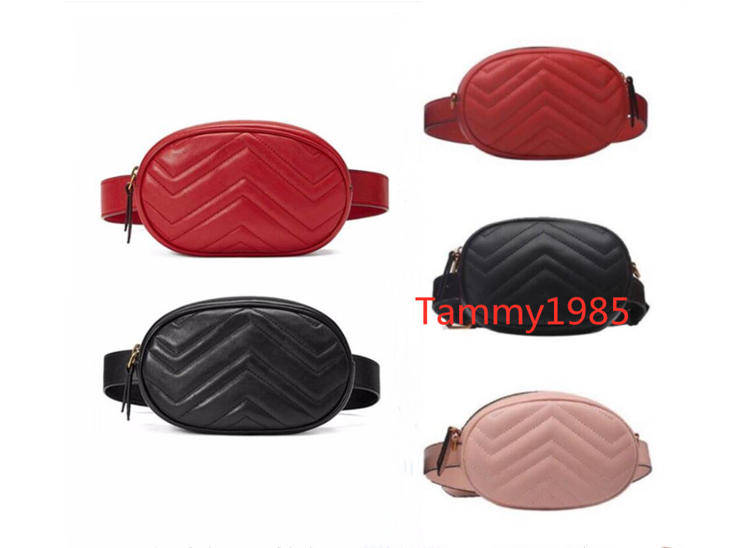 

New Fashion Pu Leather Handbags Women Bags Fanny Packs Waist Bags Handbag Lady Belt Chest bag 4color white, Red