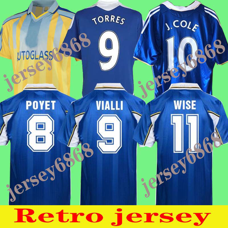 

CFC 2011 Retro Soccer Jersey Lampard Torres Drogba 11 12 13 Final 94 95 96 97 98 99 Football Shirts Camiseta Crespo WISE 03 05 06 07 08 COLE, Black;yellow