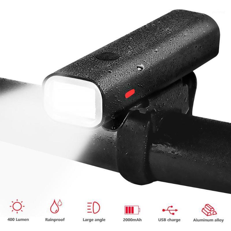 

400 Lumens Bicycle Headlight USB Chargeable Bike Front Light Waterproof MTB Bike Night Riding LED Lamp1