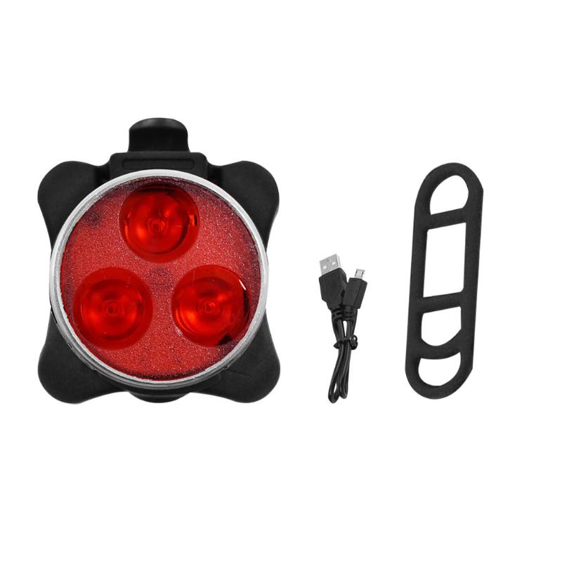 

Bike Taillight Night Cycling Rear LED Lamp USB Rechargeable Bicycle Tail Safety Warning Light Portable Light Bicycle Accessories