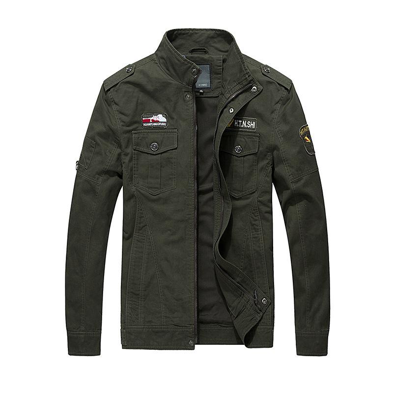 

chaqueta hombre Coat Mens Jackets And Coats Black Windbreaker Jacket for Men Outwear Stand Collar Motorcycle Jackets Mens
