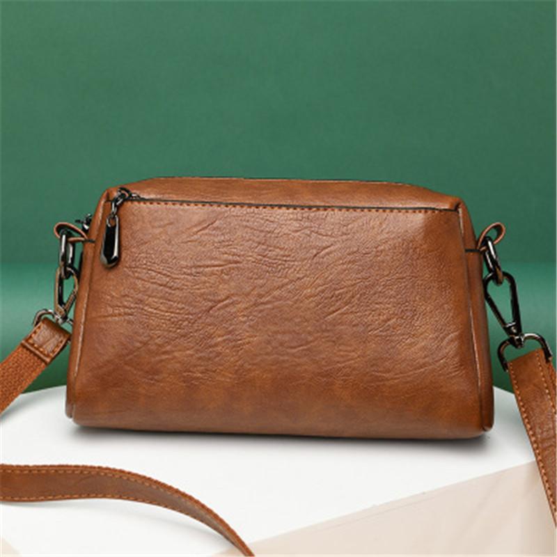 

2021 New Casual Ladies Shoulder Bag Fashion Purses and Handbags Small Pu Leather Crossbody Bags For Women Sac A Main Femme, Black