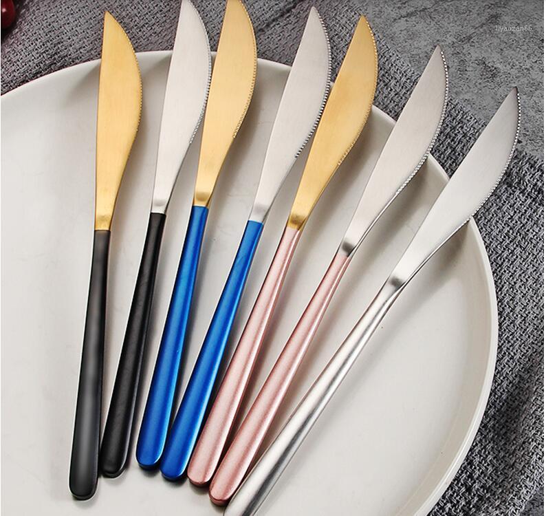 

European Stainless steel steak knife Home cutlery dinner knife household flatware1