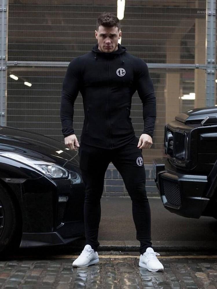 

Brand Autumn Sport Suits Men Fitness Tight Hoodies Joggers Sweatpants Sets Gym Jogging Tracksuits Jacket+Pants Running Set Male1, Only pant