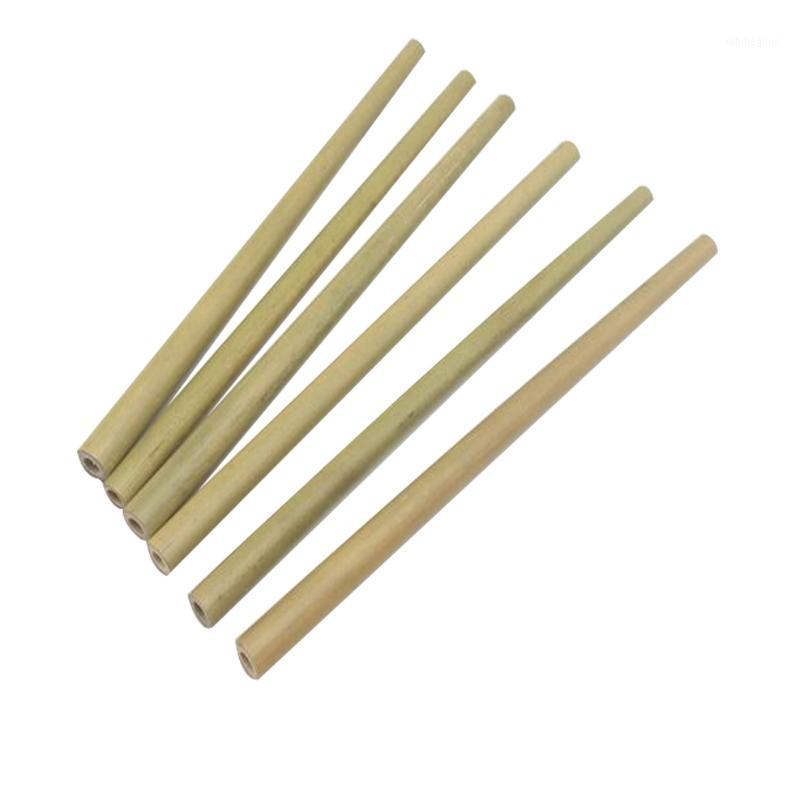 

New100Pcs Natural Organic Bamboo drinking straw For Party Birthday Wedding Biodegradable Wood Straws Tableware1