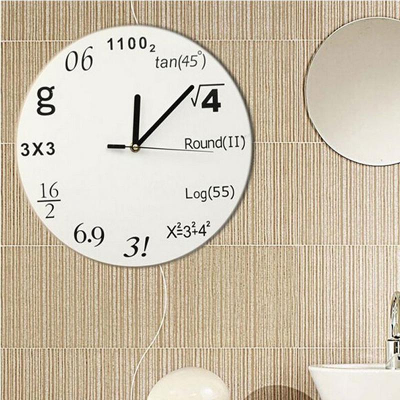 

New Wall Clock Quartz Watch Diy Clocks Reloj De Pared Modern Design Horloge Living Room Circular Needle Single Face Mirror