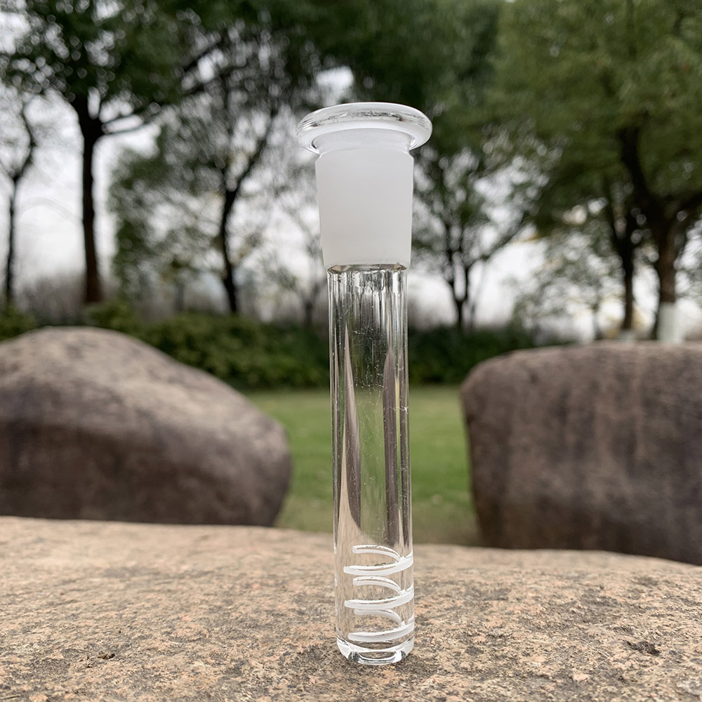 

Premium Glass Downstem Diffuser 14MM to 18MM Male Female Joint Glass Down Stem Adapter for Glass Bong Banger Smoking Water Pipes