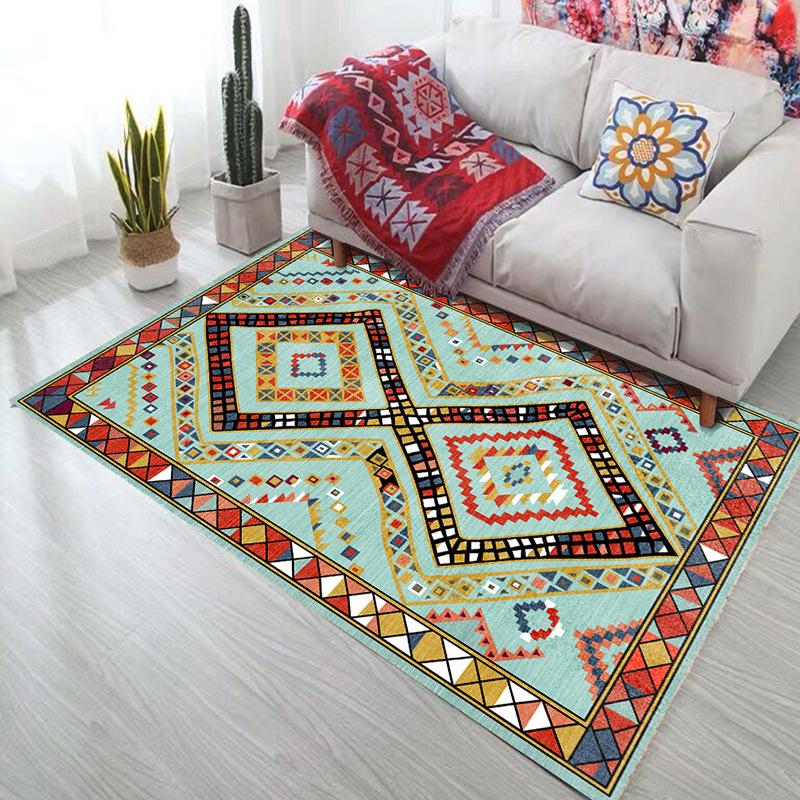 

Plus Size Bohemia Carpet Persian Retro Carpets for Living Room Bedroom Study Floor Non-Slip Mats Ethnic tapis Area Rug 160x230cm