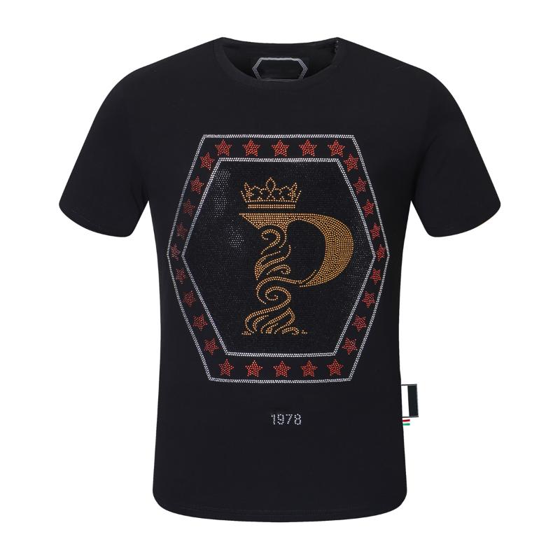 

Men's T-Shirts Brand Summer Style 100% Cotton Men Black Pp T-shirt Casual O-Neck Short Sleeve Tees For, White;black