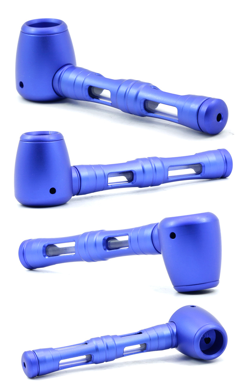 

Good Creative Retail/Wholesale Aluminum bag Alloy Pipe 120MM Metal Tobacco Smoke Pipes Novelty Items Gift For Dry Herb