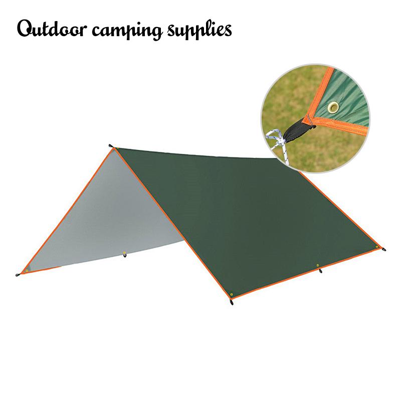 

4x3m 3x3m Awning Waterproof Tarp Tent Shade Ultralight Garden Canopy Sunshade Outdoor Camping Hammock Rain Beach Sun Shelter