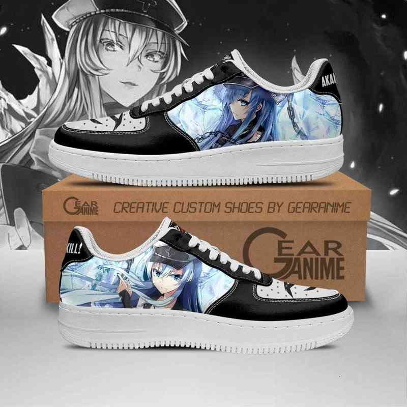 

Diy Anime Shoes Akame Ga Kill Esdeath Custom Sneakers Casual Running Sport Walking Lightweight Tennis, Others