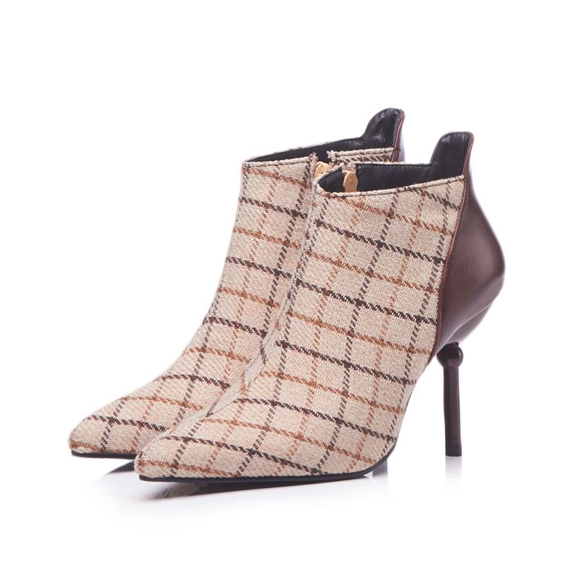 

Women High Heels Fashion Elegant Short Boots Women Ankle Shoes Thin Heels Pointed Toe Wedding Shoes Office Ladies Sexy Pumps, Blue