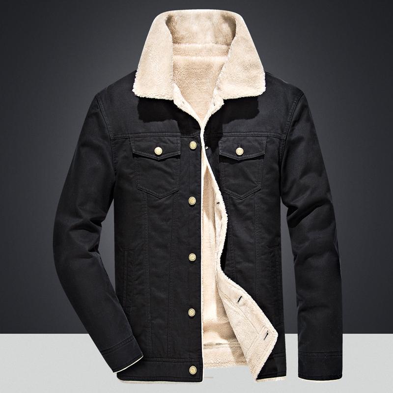 

Men's Jackets 2021 Designers Winter Mens Men Jacket The Fashionable Coat With Thick Cotton Casual Thermal, Black