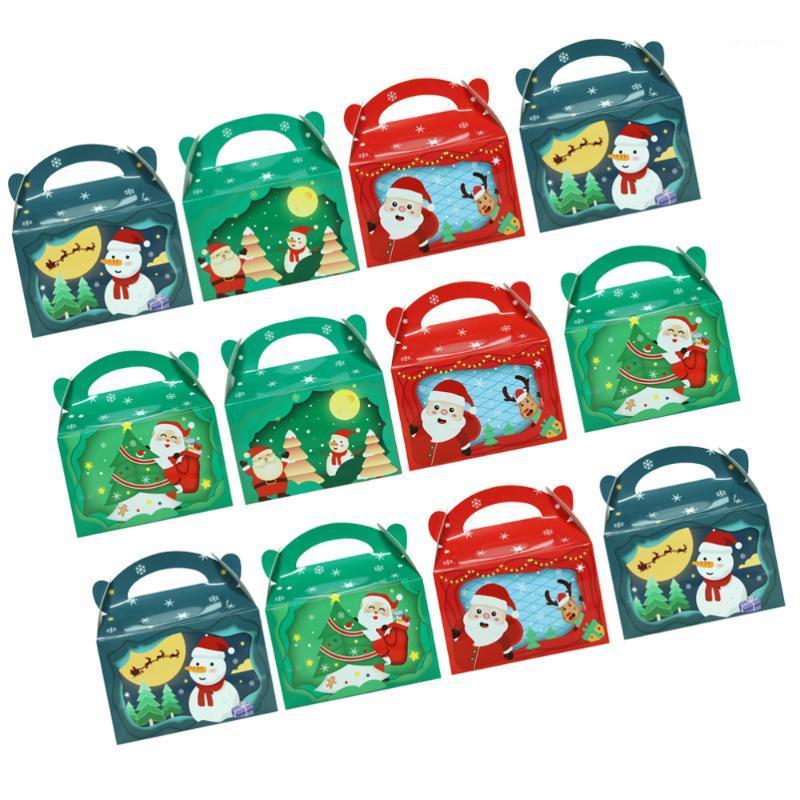 

12Pcs Gift Paper Box Christmas Supply for Gift Home Decor Candy1