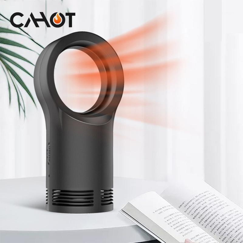 

CAHOT 400W Handy Bladeless Heater Desktop/Table Electric Warm Fan Space Heater Air Blower Radiator Use Winter Office/Home1