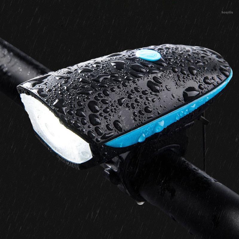 

Bicycle Bell USB Charging Bike Horn Light Headlight Cycling Multifunction Ultra Bright Electric 120db Horn Bell1