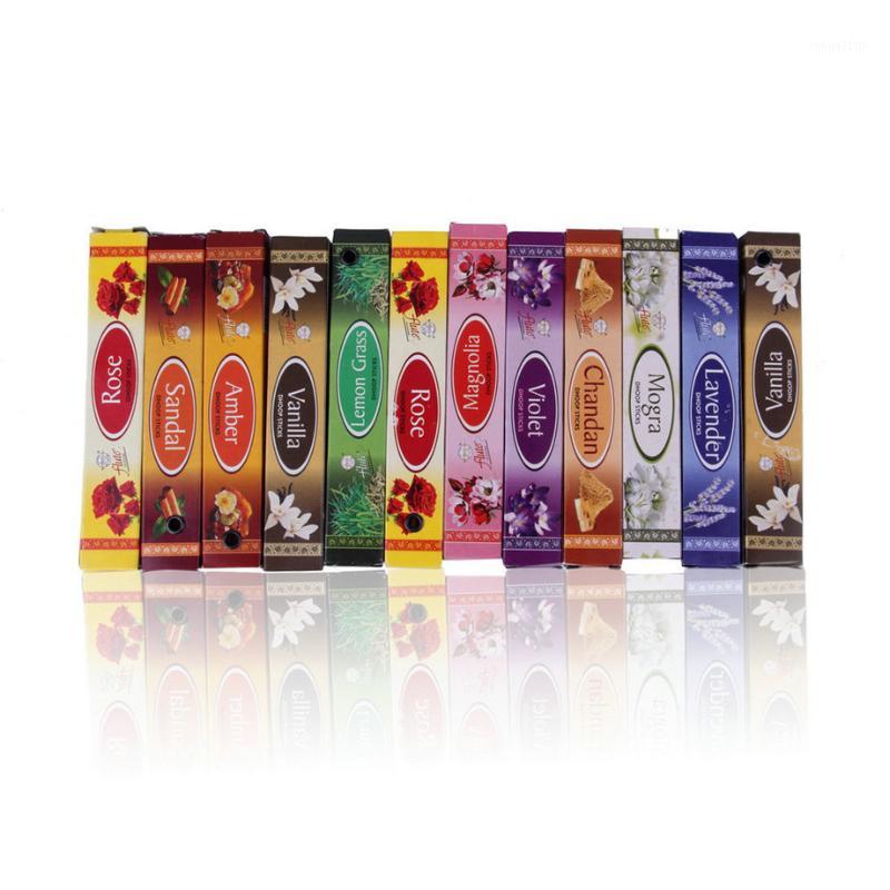

Wholesale- 2Sets 2021 Mix 10 Incense Sticks Aroma Perfume Fragrance Fresh Air Bedroom Bathroom Accessories Incienso1 Sachet Bags
