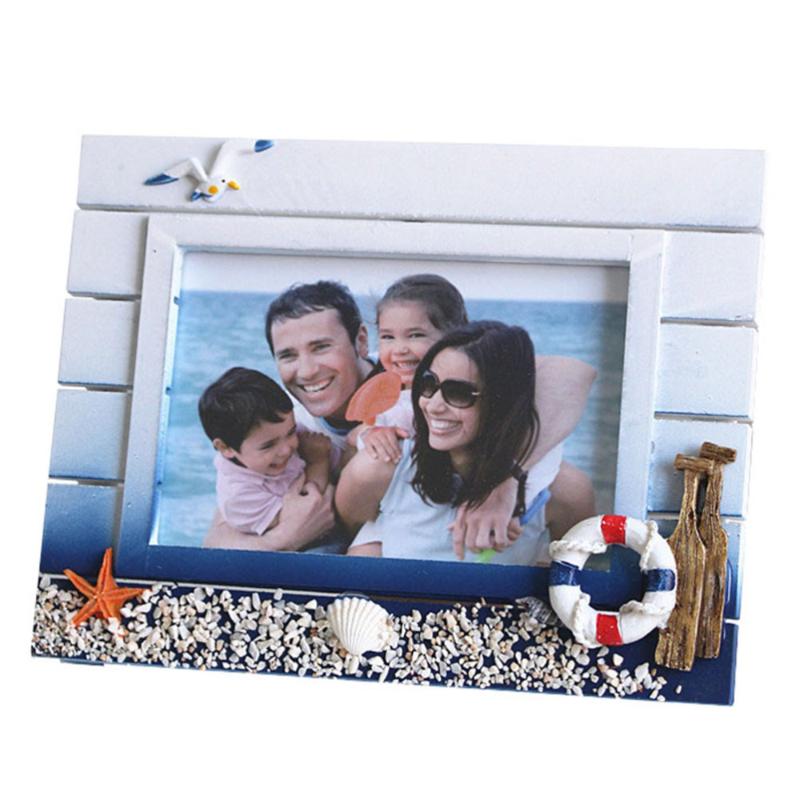 

1Pc Nautical Theme Picture Frame Creative Photo Frame Unique Desktop Decoration