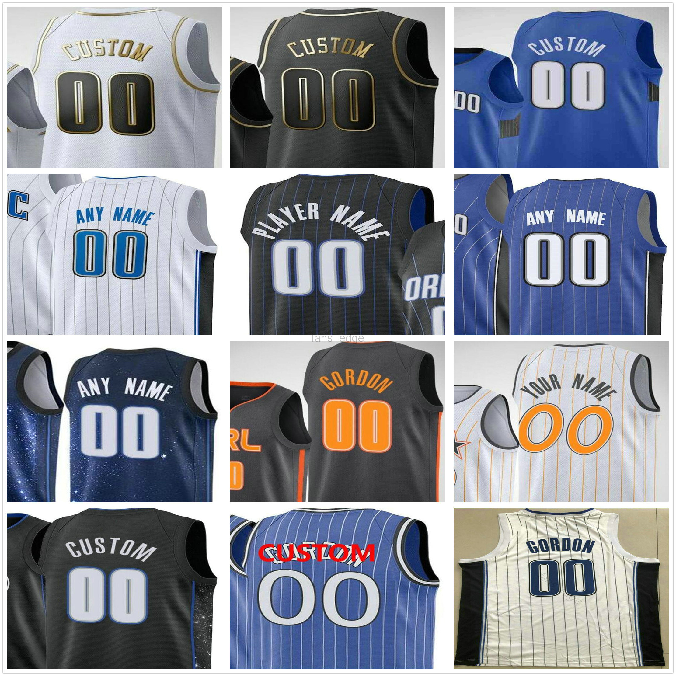 

Custom Screen Printed 50 Cole Anthony Nikola 9 Vucevic Aaron 00 Gordon Jonathan 1 Isaac 10 Fournier Men Woman Kids Youth Basketball Jerseys, As picture