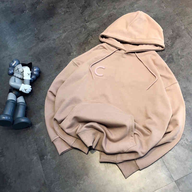 

2022 Factory Wholesale New Model Spring summer men's and women's three-dimensional convex letter Terry hooded Pullover Hoodie, Gray