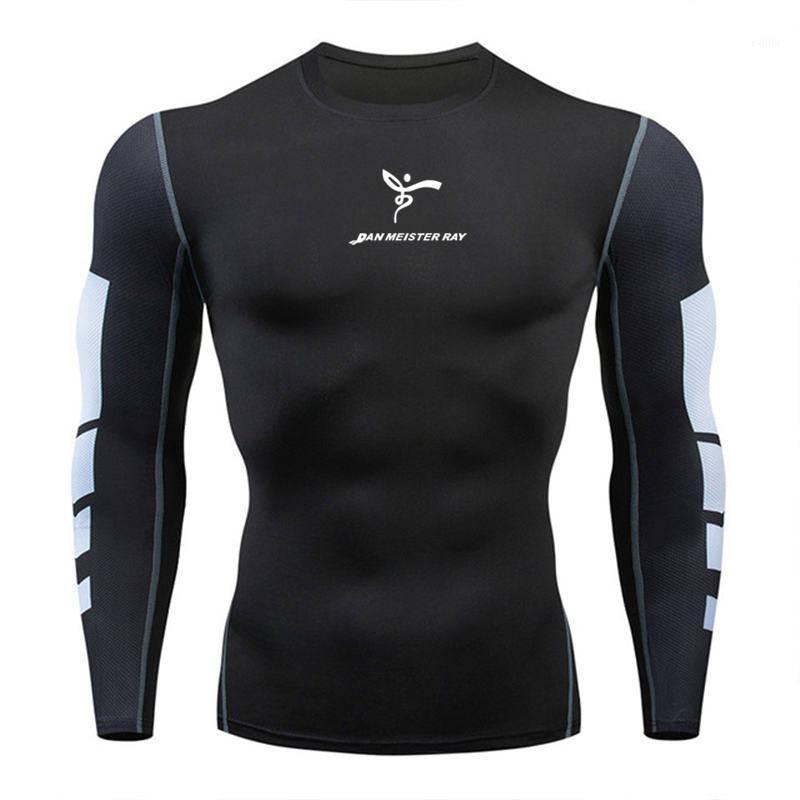 

3D Quick Dry Rashgard Running Shirt Men Long Sleeve Compression Shirt Gym T Fitness Top Sport Men Soccer Jersey1, Photo color