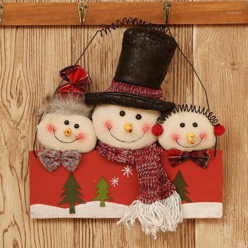 

New Santa Claus Door Hanging Christmas Tree Christmas Decorations For Home Outdoor Non-Woven Hanging Pendant Ornament Gifts 1pcs1