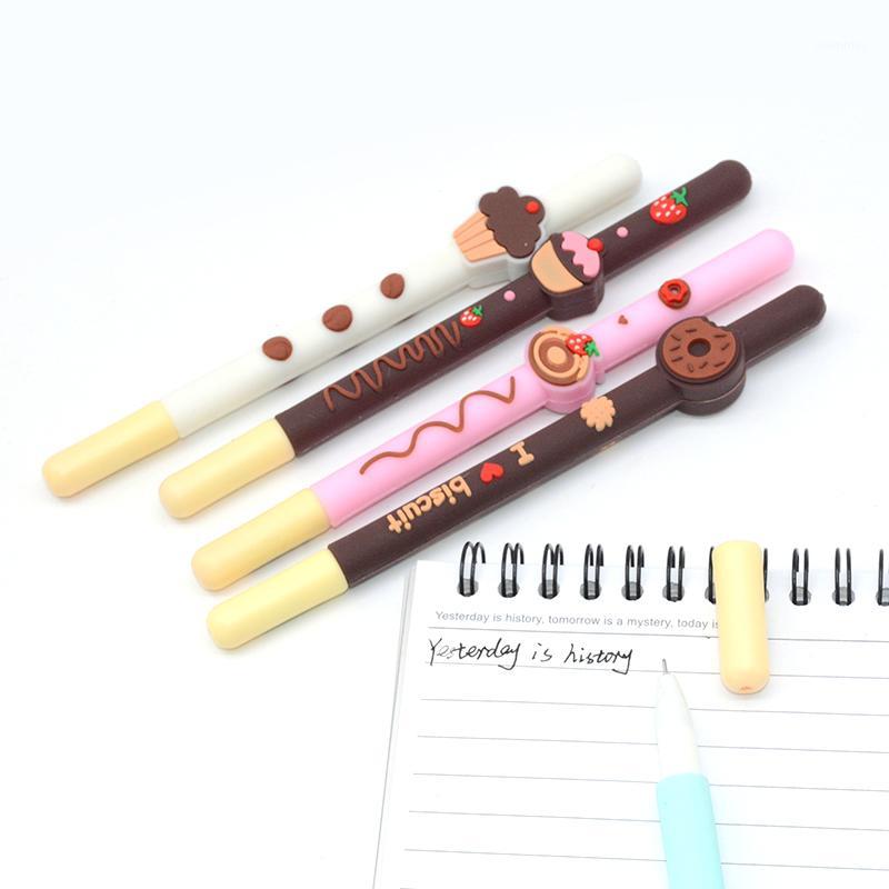 

5 Pcs/Set pen cake ballpoint pen Kawaii boligrafo cute stylo dlugopis caneta pens kalem boligrafos lapiceros school supplies1, 1 pieces