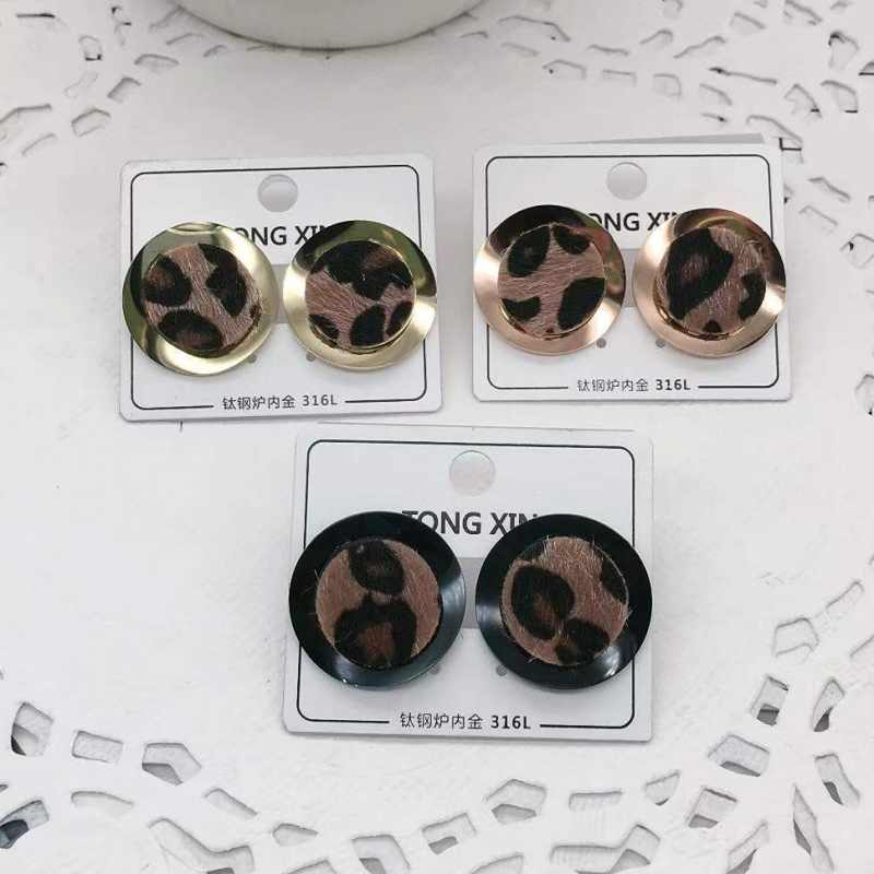 

2021 Big Size Top Quality Extavagant Design Ear Studs Hip Hop Titanium Steel Earrings Gold Silver Rose Hoop For Women Jewelry Wholesale