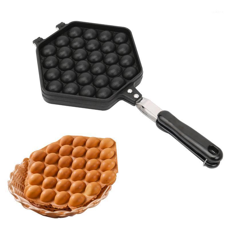 

Bread Makers Chinese Eggettes Waffle Maker Puff Iron Hong Kong Bubble Eggs Machine Cake Oven QQ Maker1
