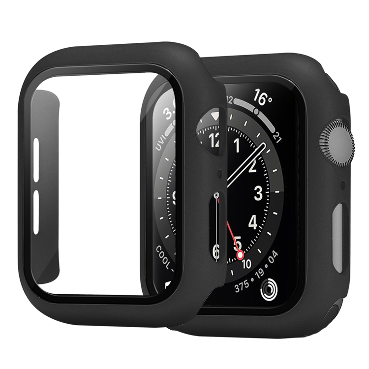 

Protective Case for Apple watch series 7 6 5 4 45MM 41MM 44MM 42MM Cases with Screen protector with box, White