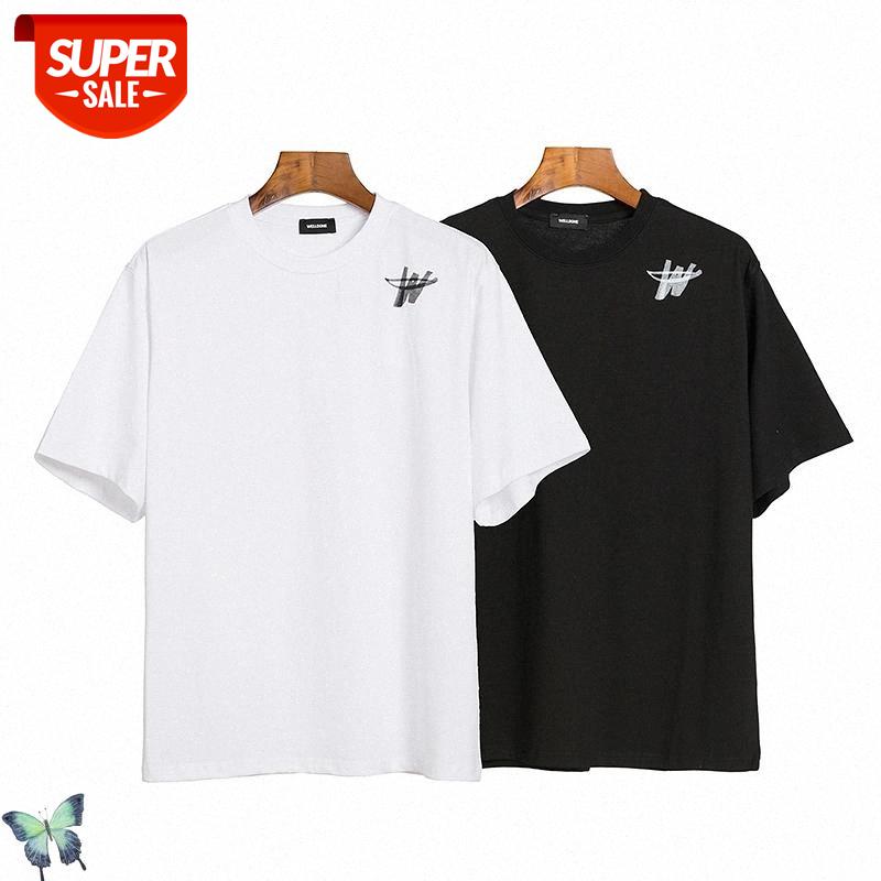 

Summer WellDone Solid Color T-shirts We 11 Done T-shirt Men Women Cotton Simple Classic T Shirt Fast Shipping #xn3r, White;black