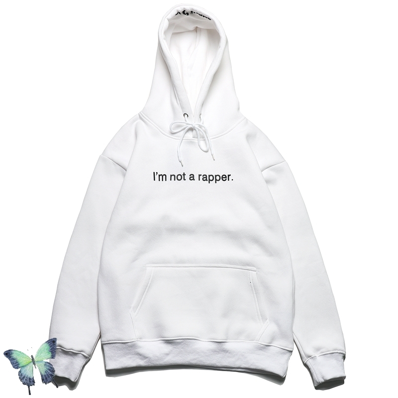 

2021 New i m Not a Rapper Cable Pocket Hoodie Sup Hip-hop Streetwear Hoodies Men Women High Quality Plus Velvet Sweatshirt Ke75, 1011-hei