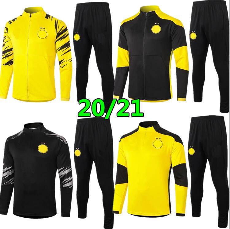 2020 Reus Guerreiro Veste de survèlement Jacket Suit Tracksuits 2021 Sancho Hummels Haaland Brandt Getze TrackSuit Vestes de football Enseigne