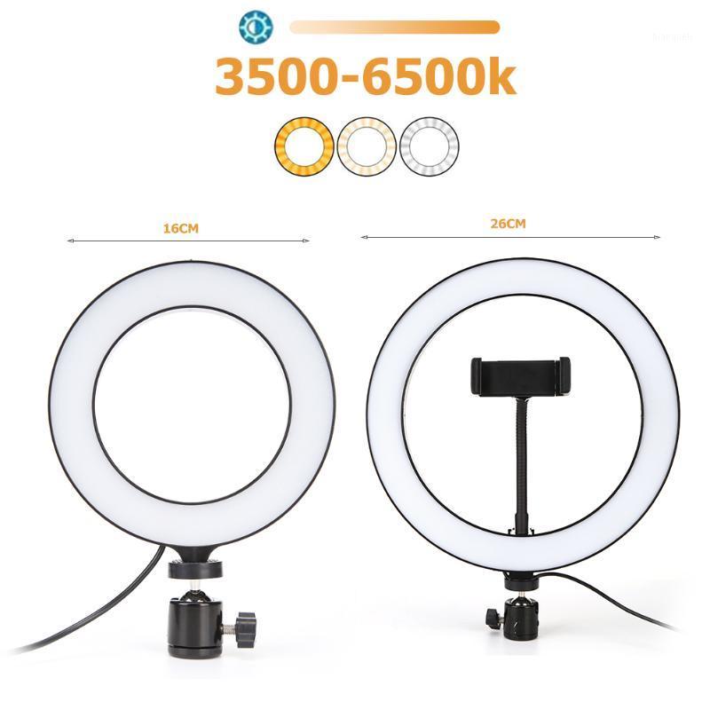 

Photography LED Selfie Ring Ligh 16/26cm Ring Lamp Photo Video Camera Phone Light Ringlight For Live Studio Fill Light Night1