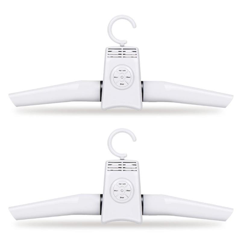 

US/EU Plug Foldable Timing Smart Hanger Dryer for Clothes Shoes Traveling Drying Coat Hanger For Travel Trousers Perchas New