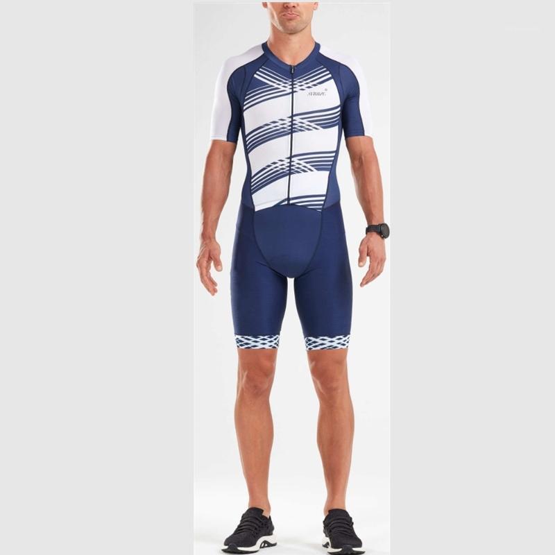 

NEW2020 Triathlon Suit Men Cycling Skinsuit Cycling Jersey Swimwear Bike Jersey Running Swimming clothing Ropa Ciclismo Maillot1, 04-pic color
