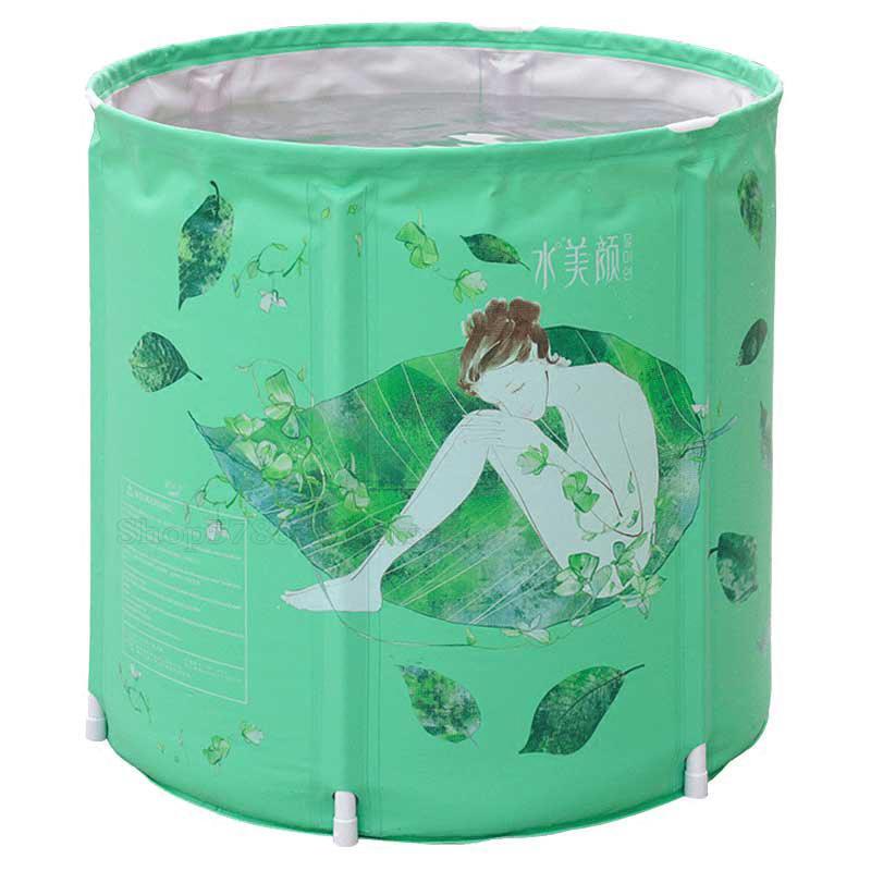 

70*70cm inflatable bathtub Bath barrels for Adult bath barrel home folding barrel children plastic tub