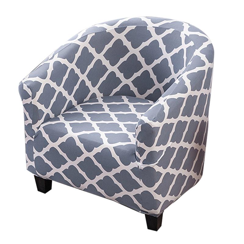 

Armchair Covers Geometric Pattern Stretch Removable Washable Polyester Reusable Furniture Protector Hotel Home Chair Slipcover