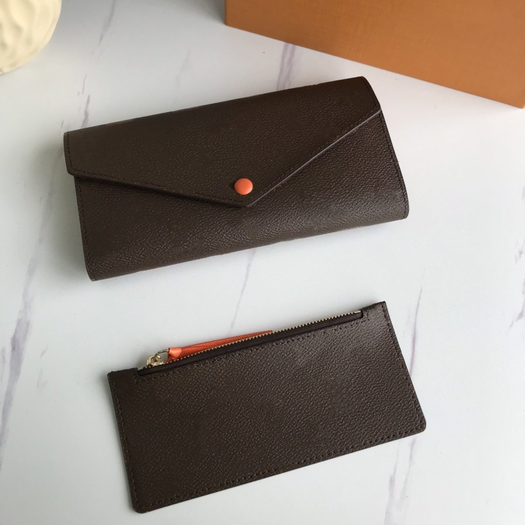 

Sale 2 Piece Set Brand Josephine Wallet Luxury Designers Women Long Wallets Genuine Leather Card Holder Purse Lady Zipper Pouch Coin Pocket, Red;black