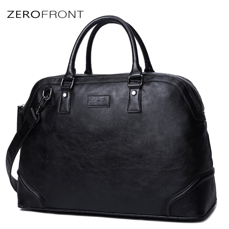 

Multifunction Capacity 2020 Fashion Male Bags ZEROFRONT Men's Leathers Briefcase Large Bag Laptop New 15inch For Male Commercial Qssxc, Red